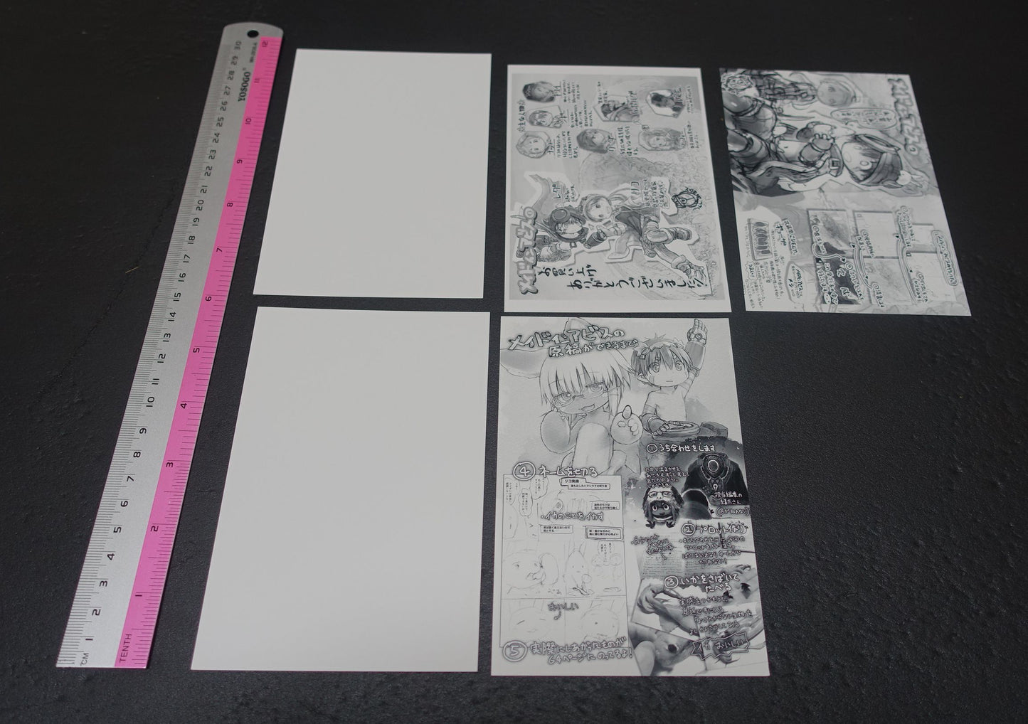 MADE IN ABYSS COMIC Privilege Art Card 5 pieces set Tsukushi Akihito
