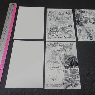 MADE IN ABYSS COMIC Privilege Art Card 5 pieces set Tsukushi Akihito