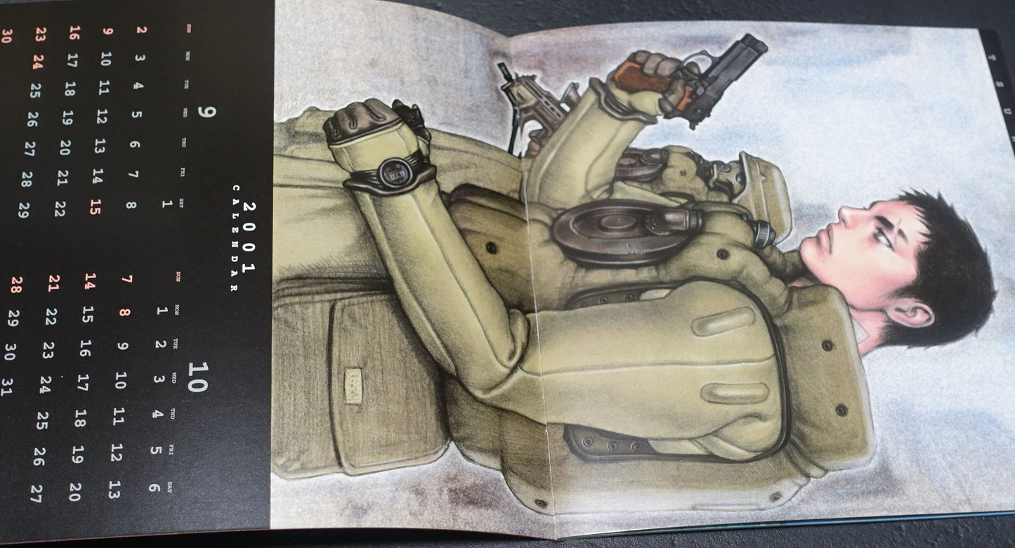 Tsukasa Jun Art Book Tsukasa Bullet CALENDAR BOOK 2001