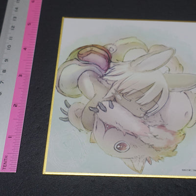 Tsukushi Akihito MADE IN ABYSS Printed Shikishi Art Board Nanachi & Mitty B