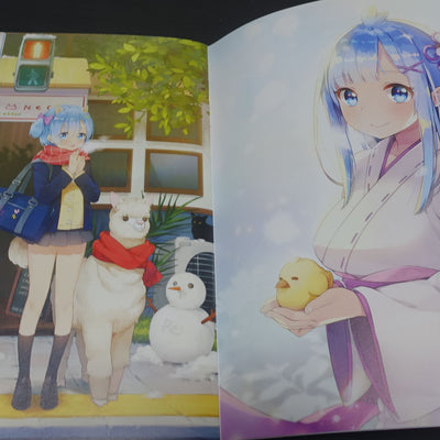 Hachigo Ayami Re Zero Rem Color Fan Art Book REM x MIMI