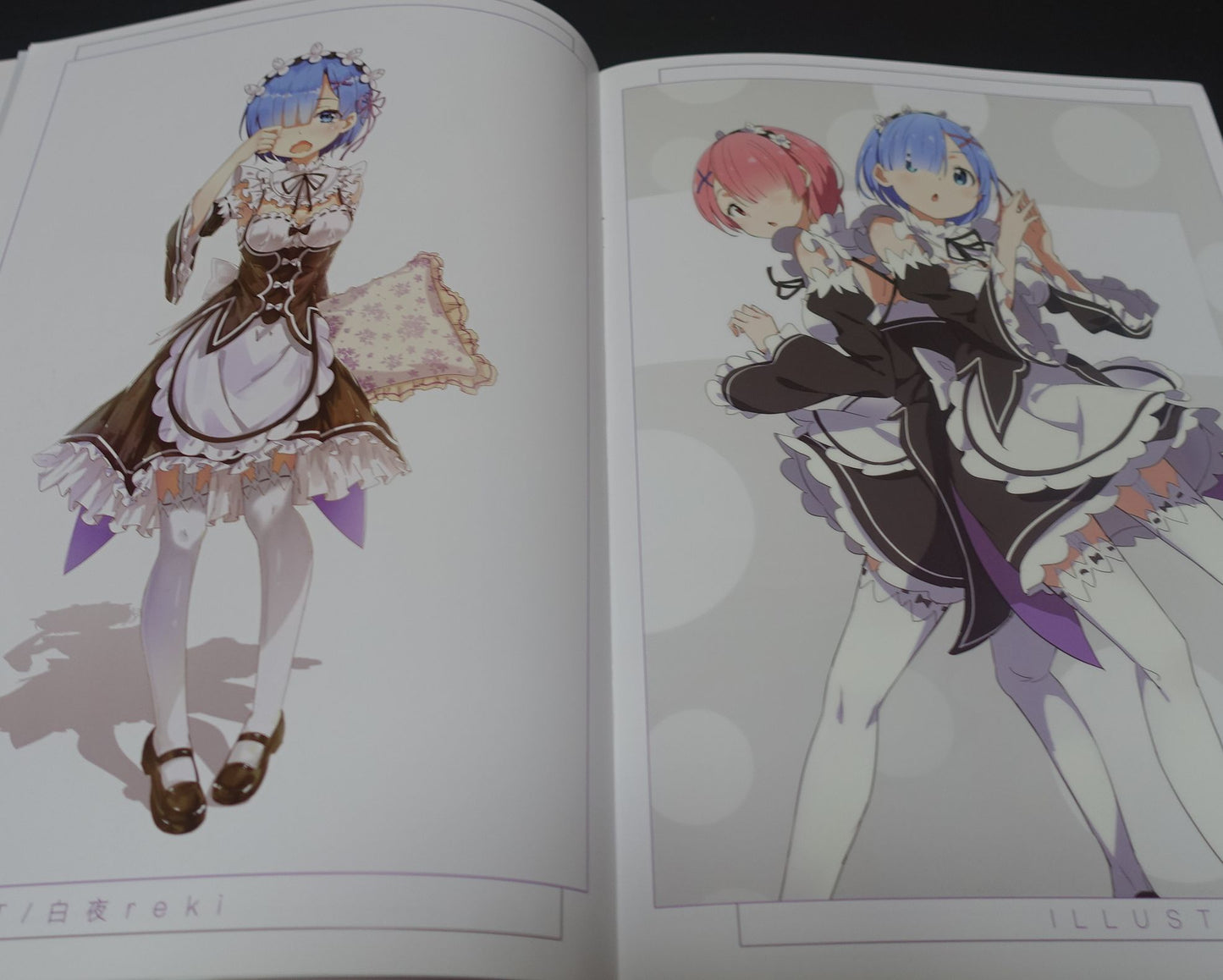 Kochoukoukou Re Zero Rem & RAM Color Fan Art Book IF LIFE IN A DIFFERENT WORLD FROM ZERO