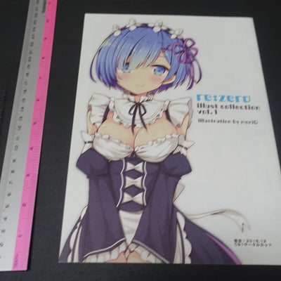 moriQ Re Zero Color Fan Art Book re zero illust collection vol.1