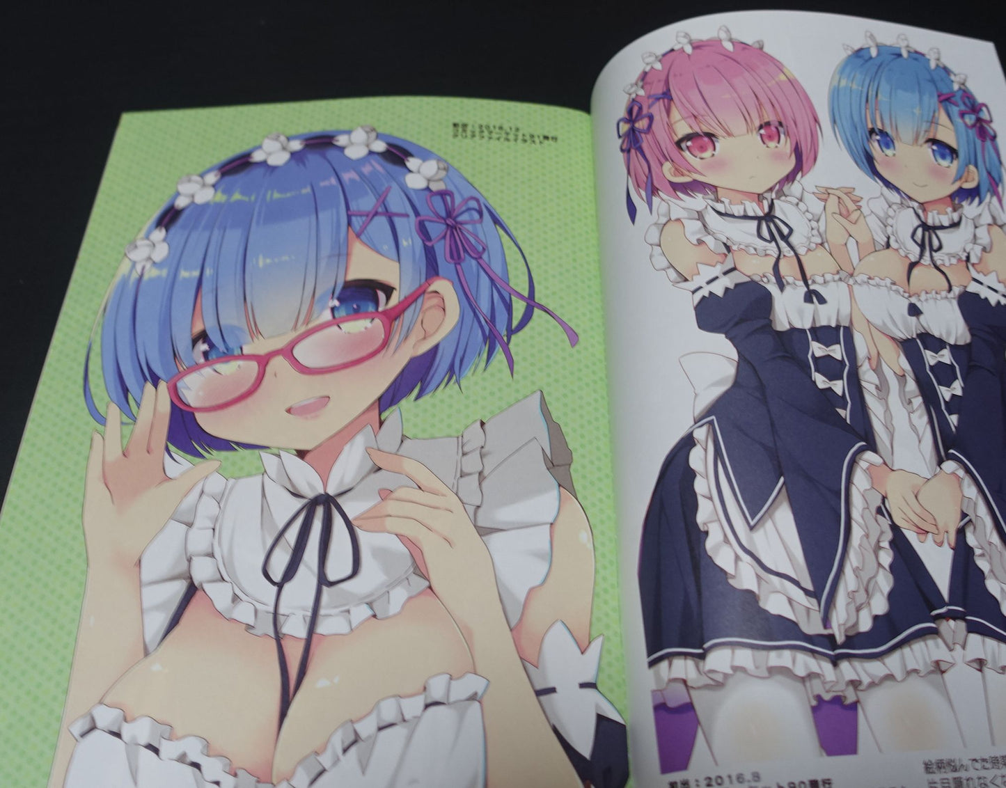 moriQ Re Zero Color Fan Art Book re zero illust collection vol.1