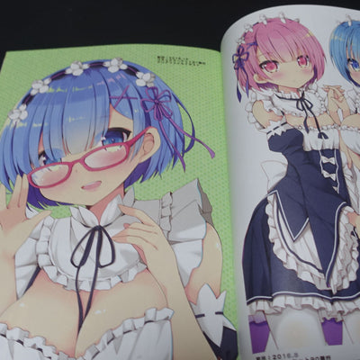 moriQ Re Zero Color Fan Art Book re zero illust collection vol.1