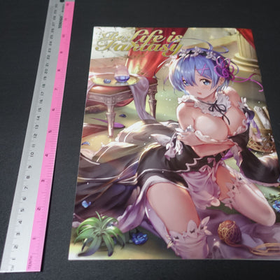 77gl Re Zero & Konosuba etc Color Fan Art Book Re LIFE IS FANTASY