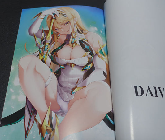 DAIVE Xenoblade 2 Color Fan Art Book Gold Rush
