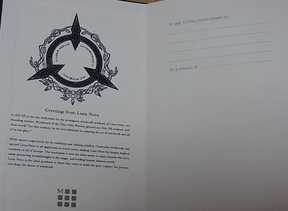 TRIGGER Little Witch Academia Exhibition Event Item MOLESKINE Pocket Book 