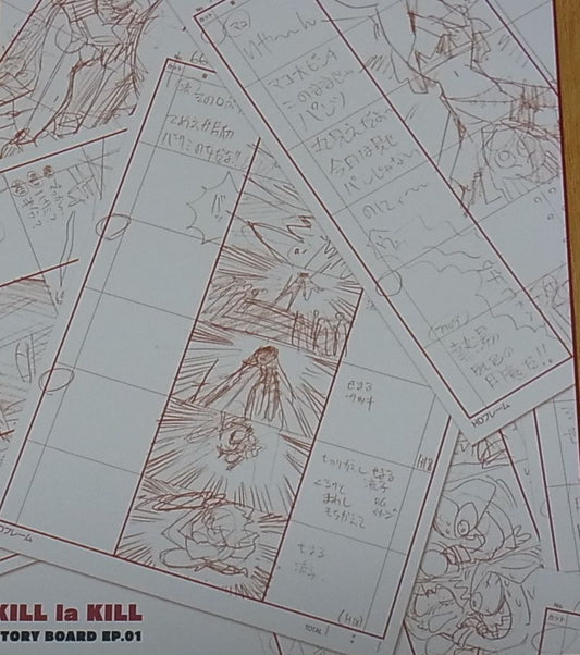 Kill la Kill episode 01 Story Board Book RARE 