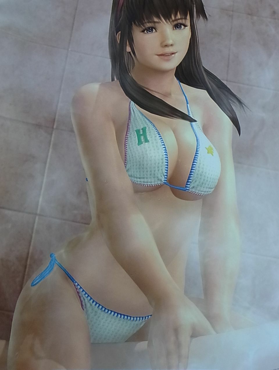 Dead Or Alive Xtreme 3 B2 BIG SIZE Bath Room POSTER Hitomi Xtreme3 