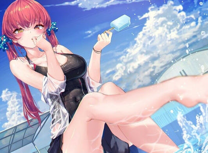 AkasaAi SEA SIDE hololive Fan Art Book holonium H C100 Pre-Order 