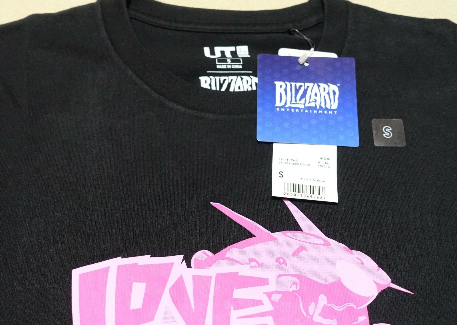 UNIQLO & BLIZZARD Collaboration T-Shirt D.VA Japanese S size 