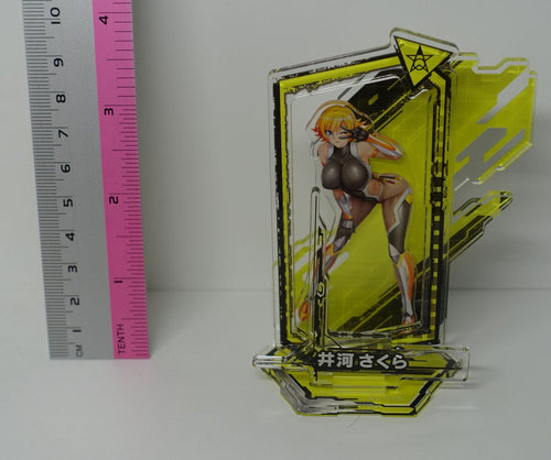 Taimanin Asagi Acrylic Diorama Stand Figure Sakura C100 