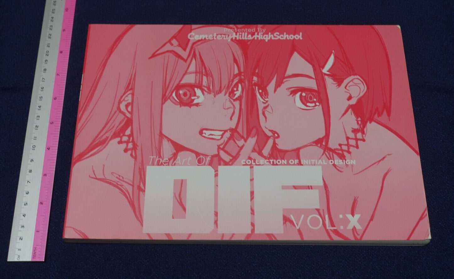 The Art of DIF Vol.X DARLING in the FRANXX Design Art Book damaged corner 
