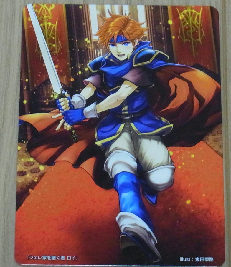 TCG Fire Emblem 0 Cipher Marker Card Roy 2019 Cipher 