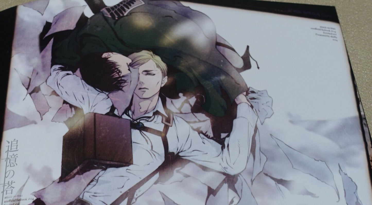 skull9 Attack on Titan Erwin x Levi Color Fan Art Book Record 52c 