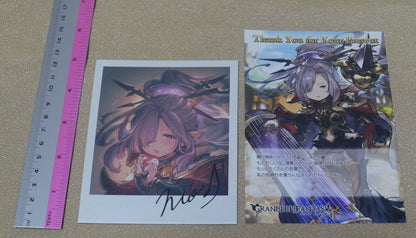 Granblue Fantasy Gift in Return for Valentine's Day Art Board & Art Card Niyon 