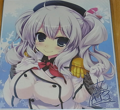 Maruchan Kantai Collection Kashima Fan Art Shikishi Board 27 x 24 cm Kancolle 