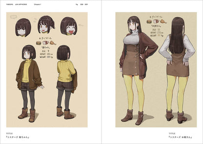 TABEGIRL JUN Illustration Art Work Book 