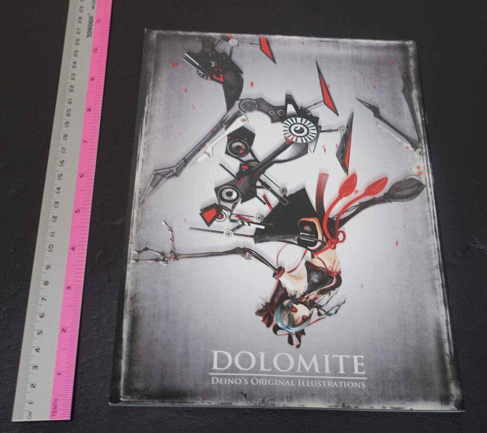 DEINO ORIGINAL ILLUSTRATION ART WORK BOOK DOLOMITE Calne Ca 