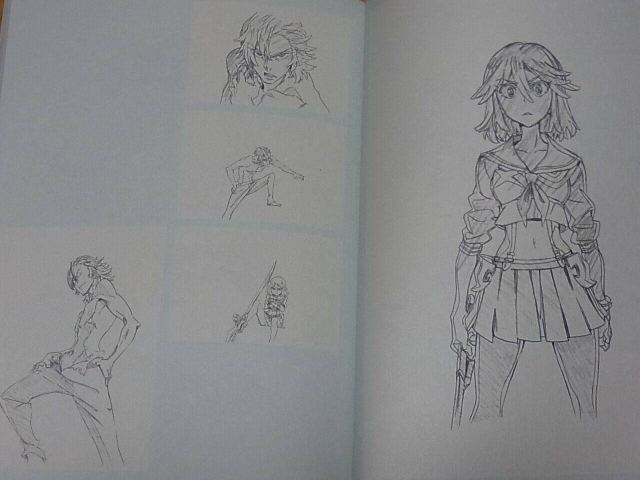KILL LA KILL ART COLLECTION BOOK 9 Complete Set & STORY BOARD BOOK 