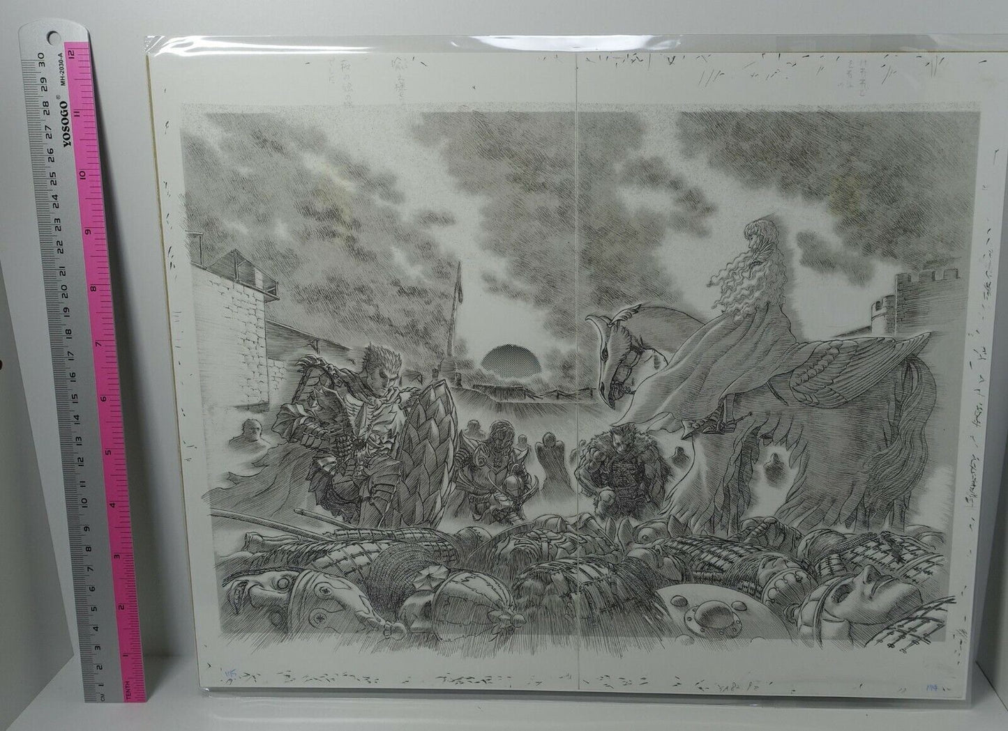 BERSERK Exhibition Reproduction Original Picture Griffith New Band of the Hawk 