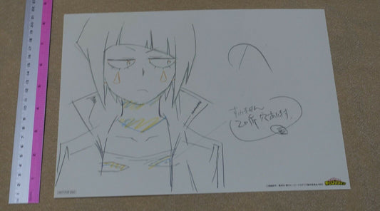 My Hero Academia Print Key Frame Art Sheet Kyoka Jiro 