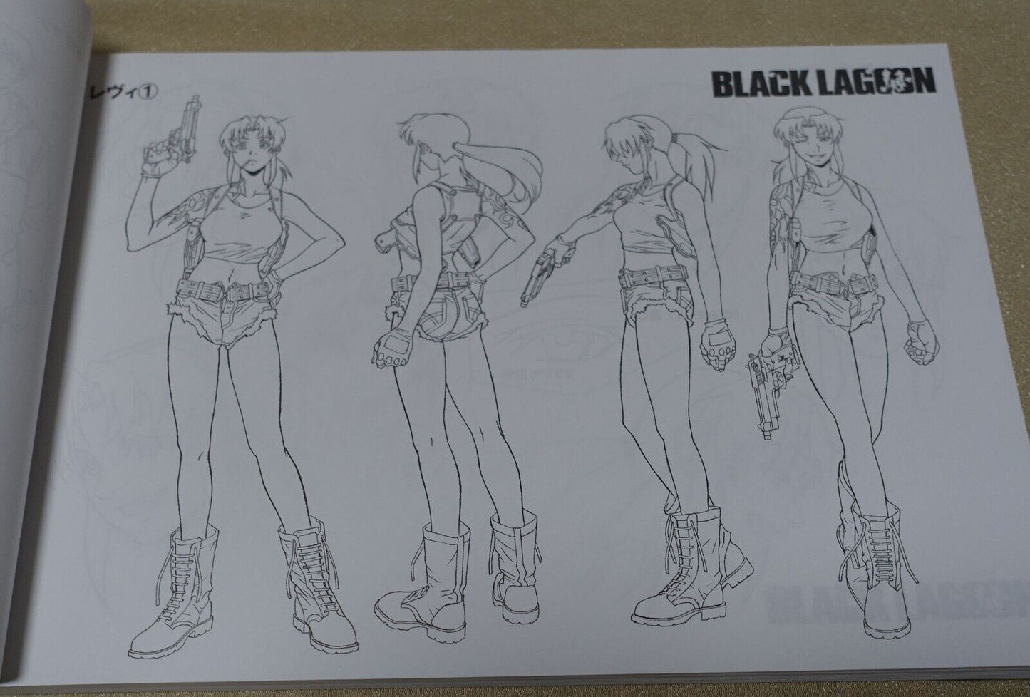 Black Lagoon Animation Setting Art Collection Book 