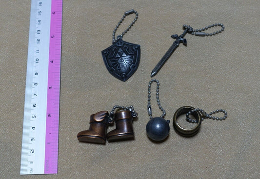 Legend of Zelda A Link of the Past Metal Item 5 Set 