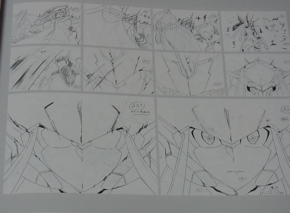 DARLING in the FRANXX KEY FRAME ART BOOK BLUE 224page 