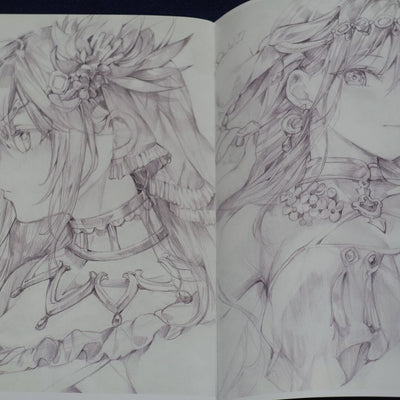 Sashiminekoya Momoko hololive Hakui Koyori Designer's Art Book Sketch Book C101 