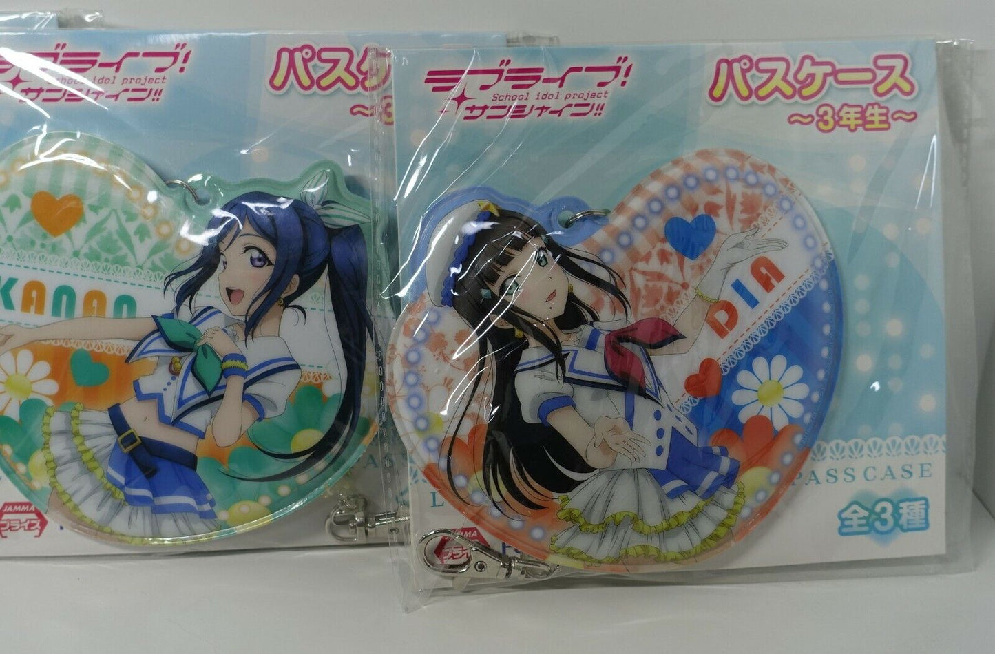 Love Live! Sunshine!! PVC Pass Holder 3 Set 