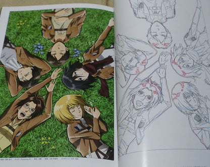 WIT STUDIO Attack on Titan Illustration Art Book vol.1 & 2 Set 