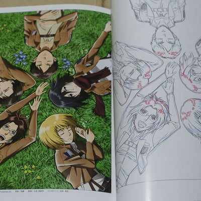 WIT STUDIO Attack on Titan Illustration Art Book vol.1 & 2 Set 