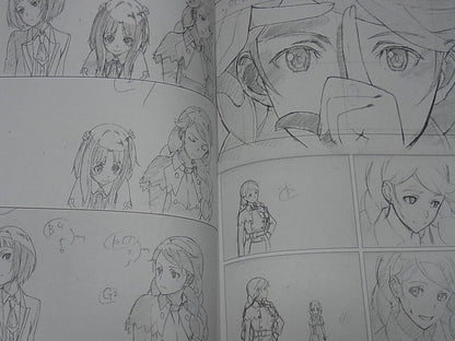 Shingo Adachi Animation Galileidonna Design & Key Frame Art Book with autograph 