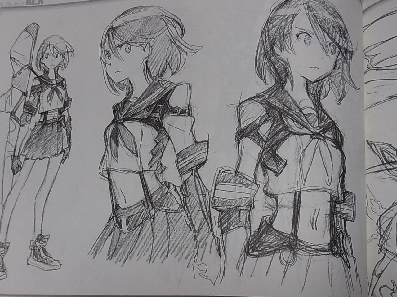 THE ART OF KLK Vol.1 Kill la Kill Design art Book 148page RARE TRIGGER DOUJINSHI 