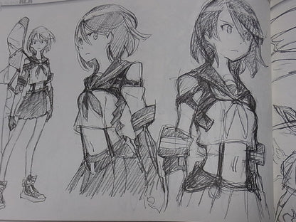 THE ART OF KLK Vol.1 Kill la Kill Design art Book 148page RARE TRIGGER DOUJINSHI 