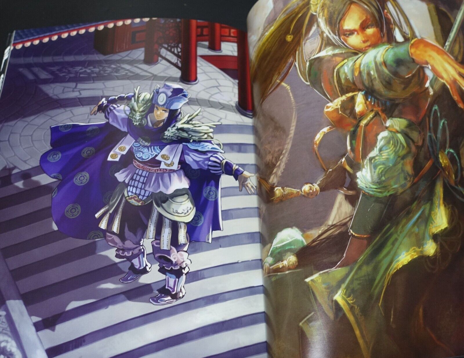 Raita Kazama Kaduki Kugawara Super Sangokushi Taisen Designer's Art Book 