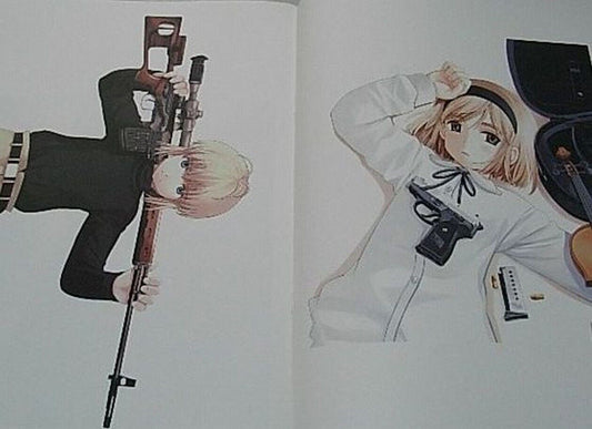 GUNSLINGER GIRL B4 SIZE VISUAL ART BOOK OFFICIAL FILE 
