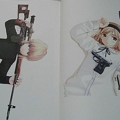GUNSLINGER GIRL B4 SIZE VISUAL ART BOOK OFFICIAL FILE 