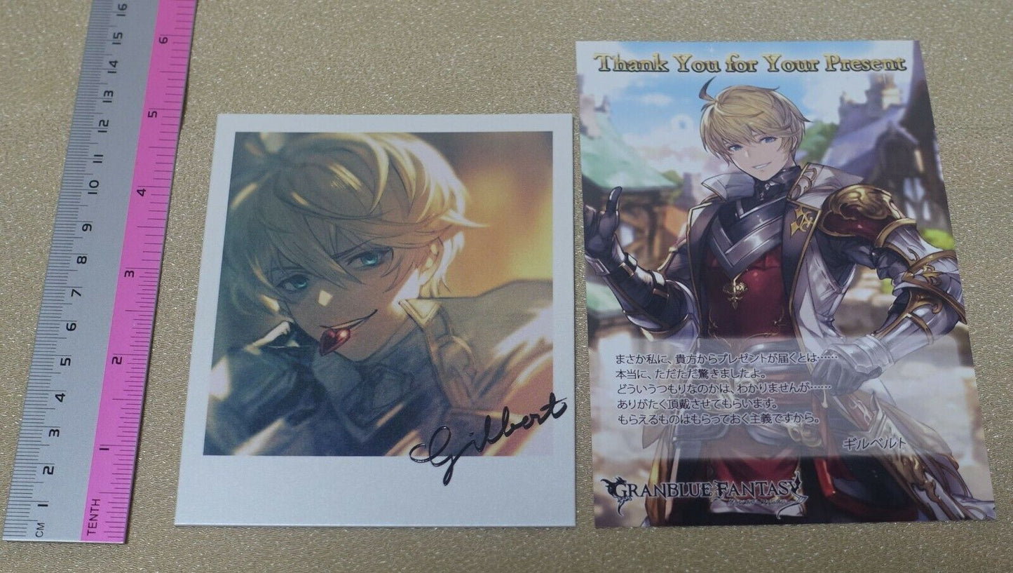 Granblue Fantasy Gift in Return for Valentine's Day Art Board & Art Card Gilbert 