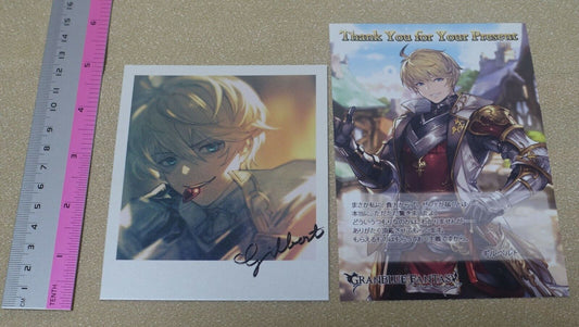 Granblue Fantasy Gift in Return for Valentine's Day Art Board & Art Card Gilbert 