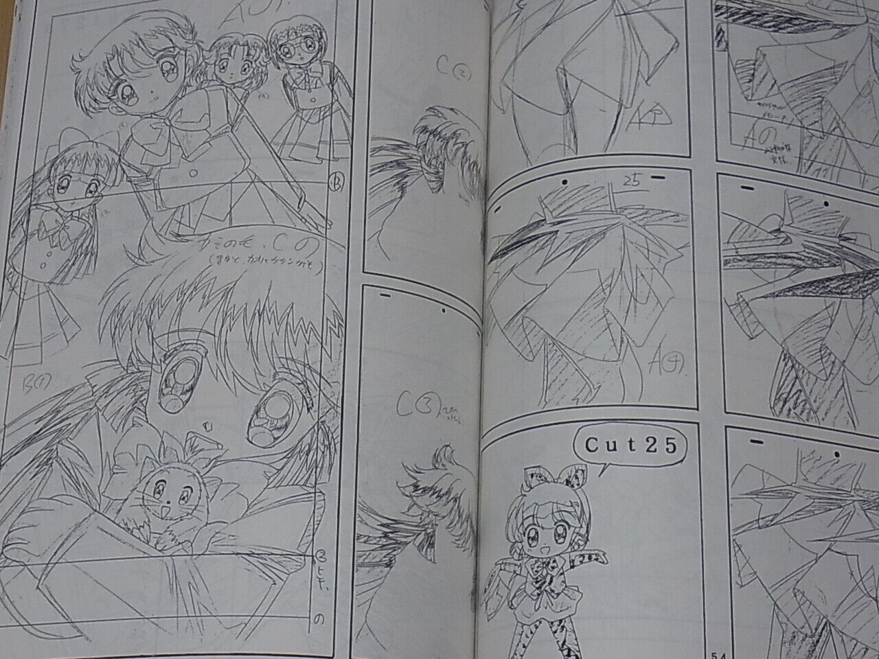 Animation Saint Tail Key Frame & Illustration Art Book Gengasyuu 