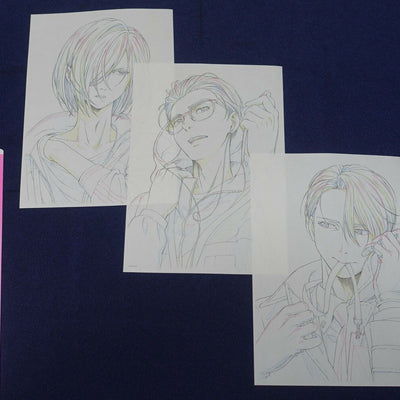 MAPPA Animation YURI!!! ON ICE Print Key Frame Art Sheet 3 Set 