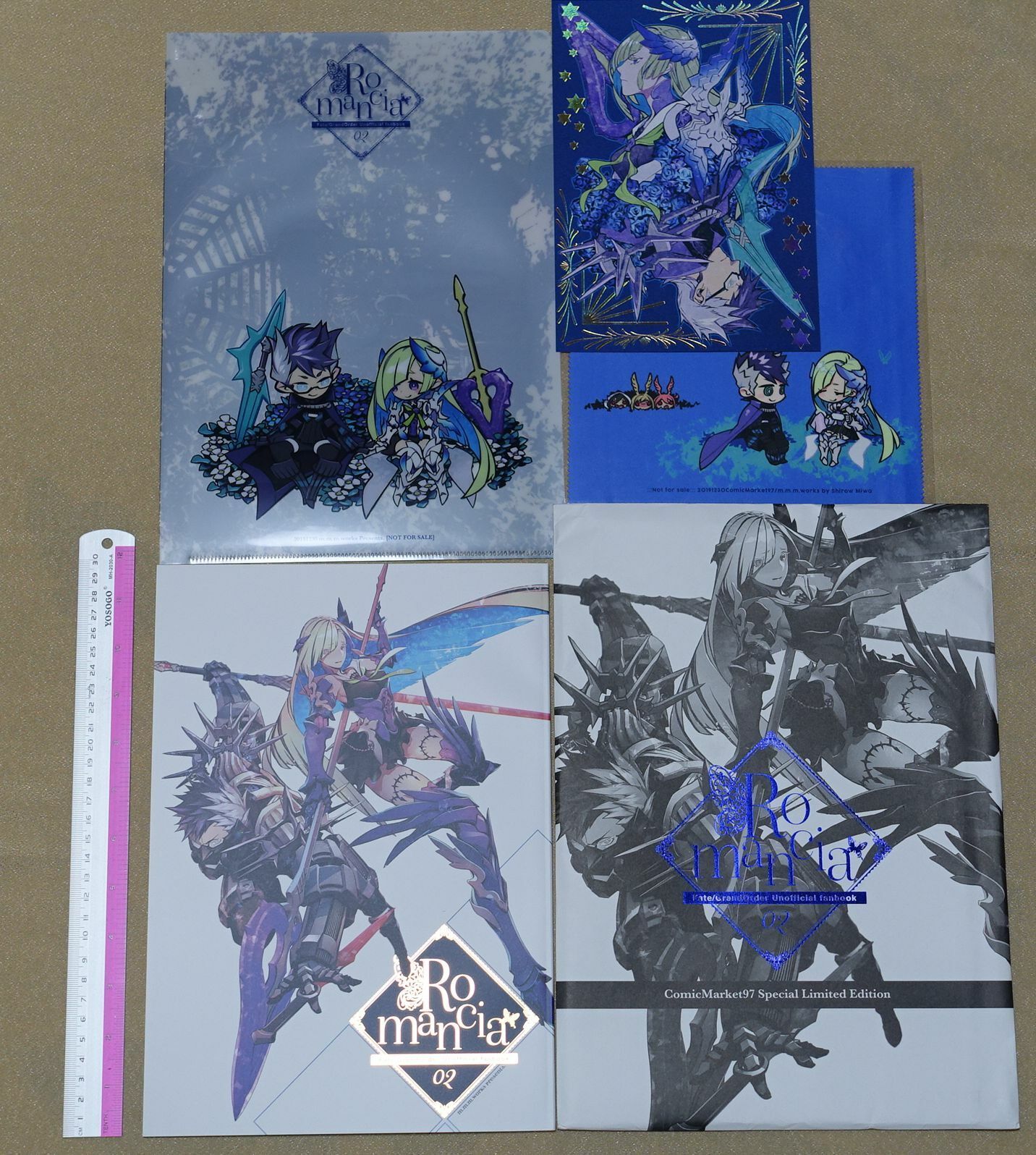 Shirow Miwa Fate FGO Fan Art Book Romancia C95 & C97 Special Edition Set 
