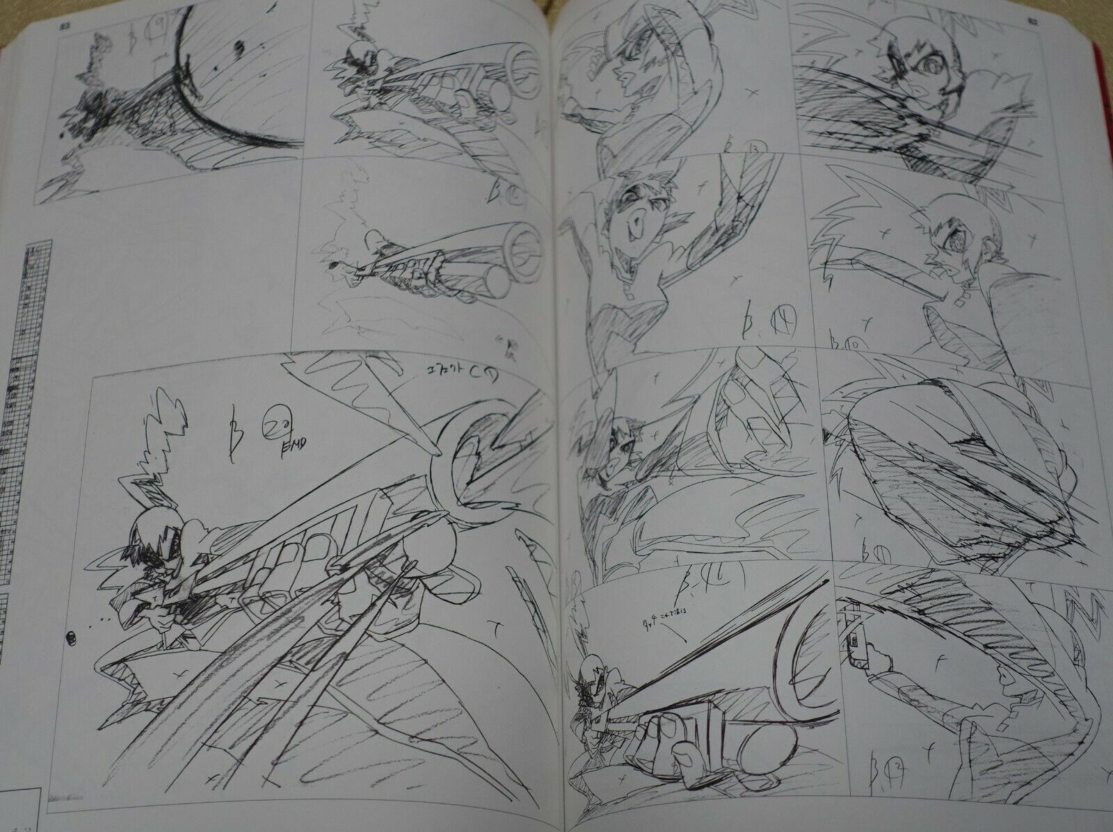 Hiroyuki Imaishi DEAD LEAVES Key Frame Art Works 