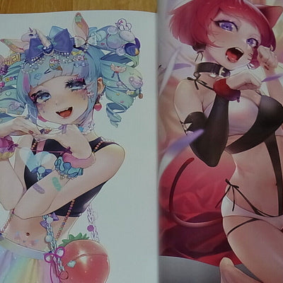 Ohisashiburi Color Illustration Art Book Ohix DN C95 