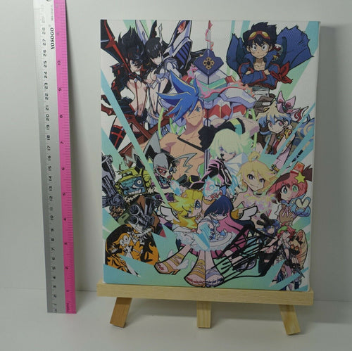 World of Hiroyuki Imaishi Expo Exclusive Fine Art Board & Wood Stand 