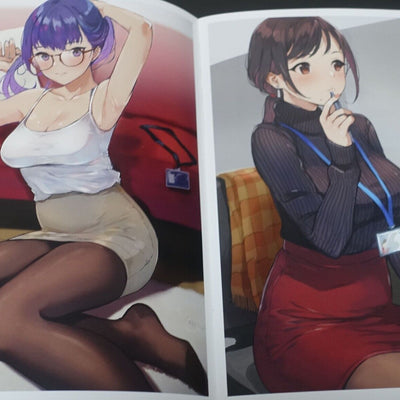 Doushima Shobo Original Girls in Office Color Art Book 