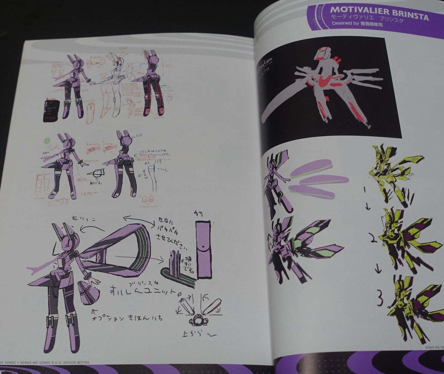 Chocolate Shop WarTech Senko no Ronde Design Art Work Book No Ronde No Emission 